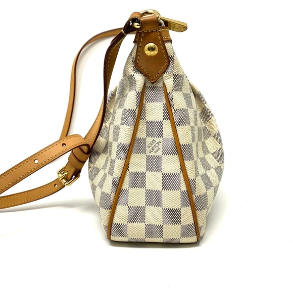 100% Auth Louis Vuitton Siracusa PM Azur Crossbody - Picture 8 of 14